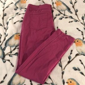 LEI hot pink skinny jeans sz 11